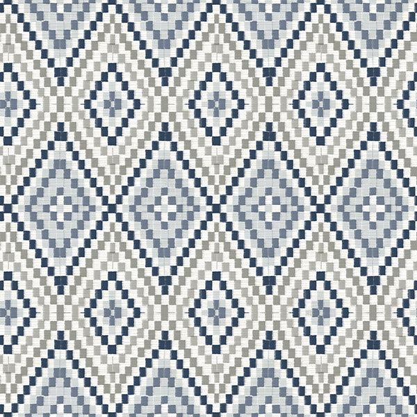 Purchase 3118-12713 Birch and Sparrow, Ganado Geometric Ikat by Chesapeake Wallpaper