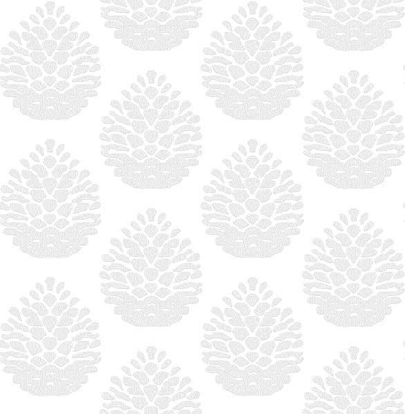 Purchase 3118-25091 Birch and Sparrow, Totem Pinecone by Chesapeake Wallpaper