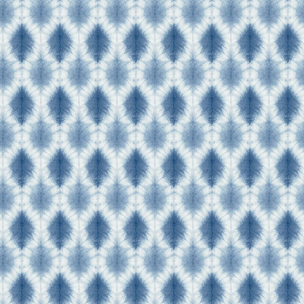 Purchase 3122-10302 Flora and Fauna Mombi Navy Diamond Shibori by Chesapeake Wallpaper
