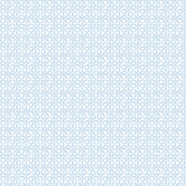 Purchase 3122-10602 Flora and Fauna Jellia Blue Petal Geometric by Chesapeake Wallpaper