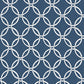 Purchase 3122-11002 Flora and Fauna Quelala Navy Ring Ogee by Chesapeake Wallpaper
