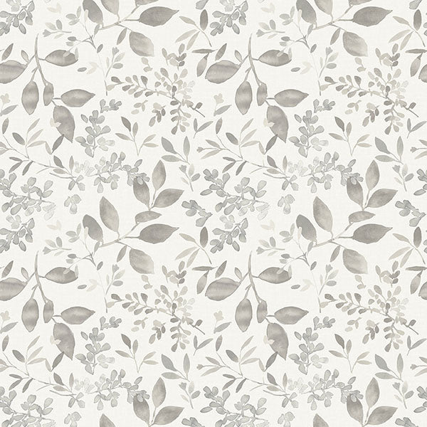Purchase 3122-11100 Flora and Fauna Tinker Grey Woodland Botanical by Chesapeake Wallpaper