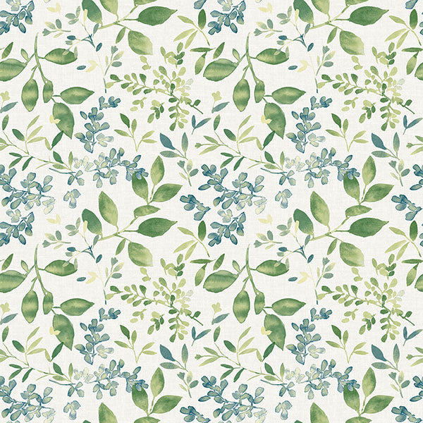 Purchase 3122-11104 Flora and Fauna Tinker Green Woodland Botanical by Chesapeake Wallpaper