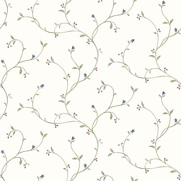 Purchase 3123-09158 Homestead, Kurt Cream Tin Star Trail by Chesapeake Wallpaper