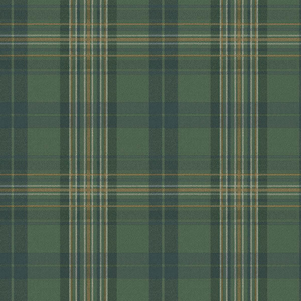 Purchase 3123-330212 Homestead, Austin Green Plaid by Chesapeake Wallpaper