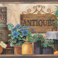Purchase 3123-44581 Homestead, Brittany Black Antiques and Herbs Border by Chesapeake Wallpaper