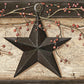 Purchase 3123-44602 Homestead, Ennis Charcoal Rustic Barn Star Border by Chesapeake Wallpaper