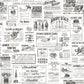 Purchase 3123-64272 Homestead, Adamstown Ivory Newspaper Classifieds by Chesapeake Wallpaper
