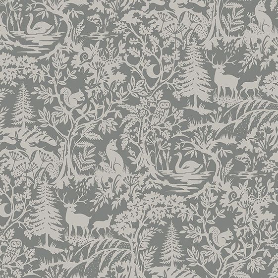 Purchase 3125-72321 Chesapeake Wallpaper, Alrick Charcoal Forest Venture - Kinfolk