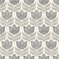 Purchase 3125-72343 Chesapeake Wallpaper, Cathal Charcoal Tulip Block Print - Kinfolk