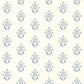 Purchase 3125-72347 Chesapeake Wallpaper, Kova Blue Floral Crest - Kinfolk