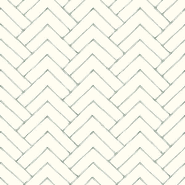 Purchase 3125-72362 Chesapeake Wallpaper, Oswin Teal Tiered Herringbone - Kinfolk