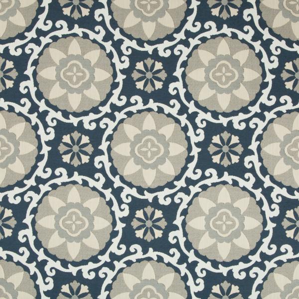 Find 31969.1516.0 Exotic Suzani Indigo Botanical/Foliage Slate by Kravet Design Fabric