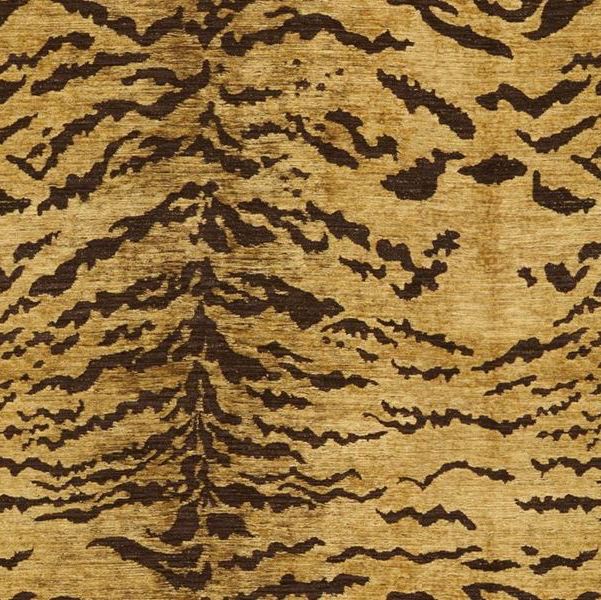 Sample 32760.640.0 On The Hunt Tigers Eye Yellow Upholstery Skins Fabric by Kravet Couture