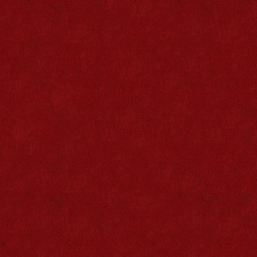 Sample 8013150-19 Charmant Velvet Crimson Solid Brunschwig and Fils Fabric