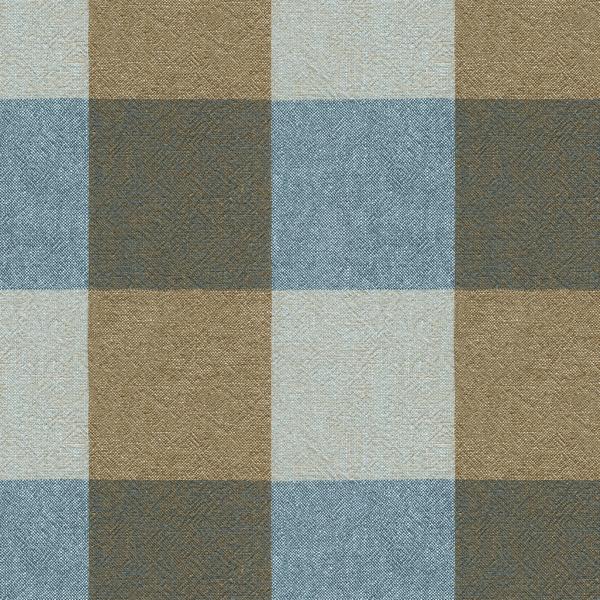 Sample 33144.650.0 Indigo Multipurpose Check Houndstooth Fabric by Kravet Design