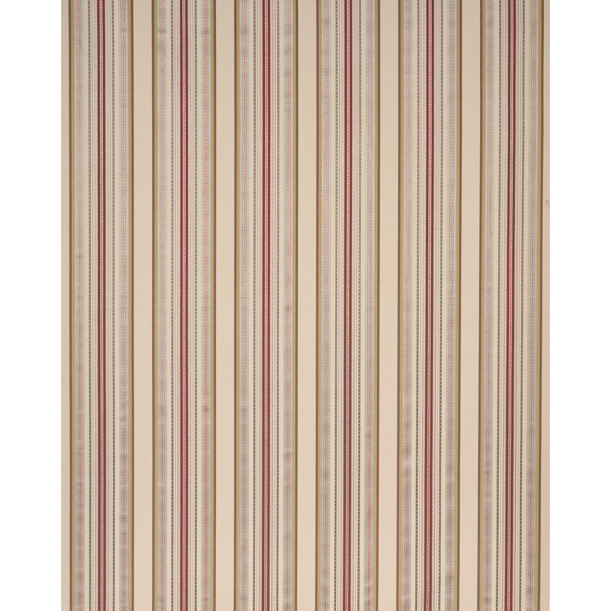 Purchase 3322011 | Wellington Stripe, Multi On Pecan - Schumacher Fabric