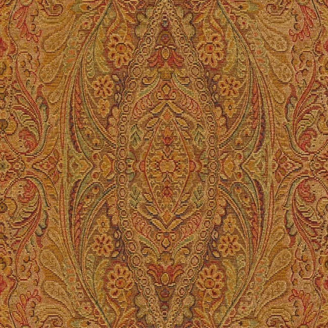 Sample 33798.324.0 Gold Upholstery Damask Fabric by Kravet Basics