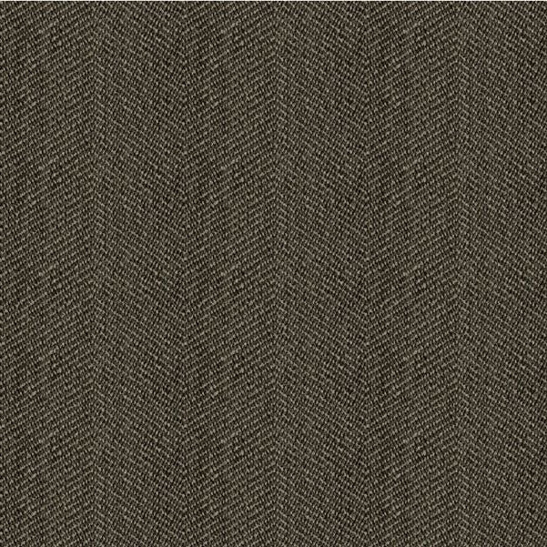 Sample 33832.8.0 Charcoal Upholstery Herringbone Tweed Fabric by Kravet Smart