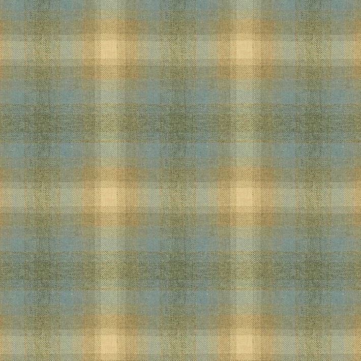 Sample 33912.1615.0 Toboggan Plaid Silver Blue Light Blue Upholstery Plaid Fabric by Kravet Couture