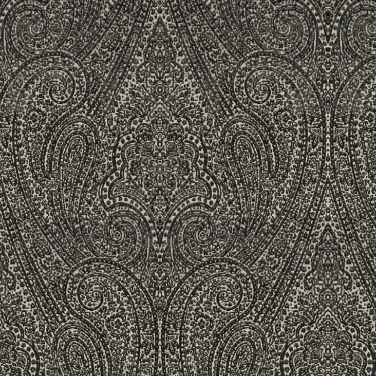 Sample 33948.21.0 Paisley Plush, Flint by Kravet Couture Fabric