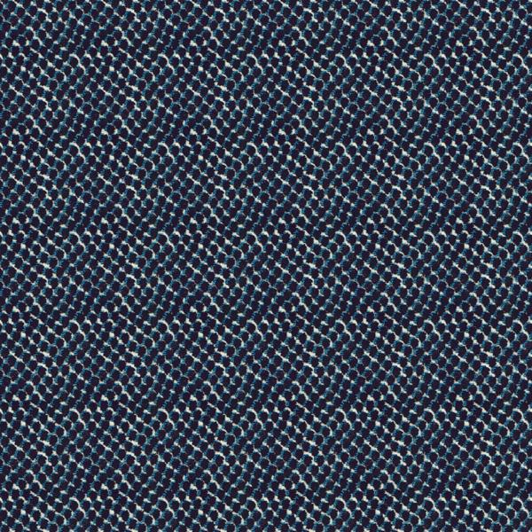 Sample 34051.815.0 Mazzy Dot Navy Black Upholstery Geometric Fabric by Kravet Design
