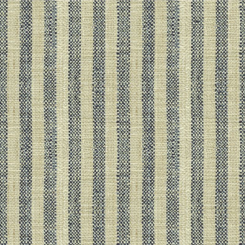 Sample 34080.516.0 Dark Blue Multipurpose Stripes Fabric by Kravet Basics