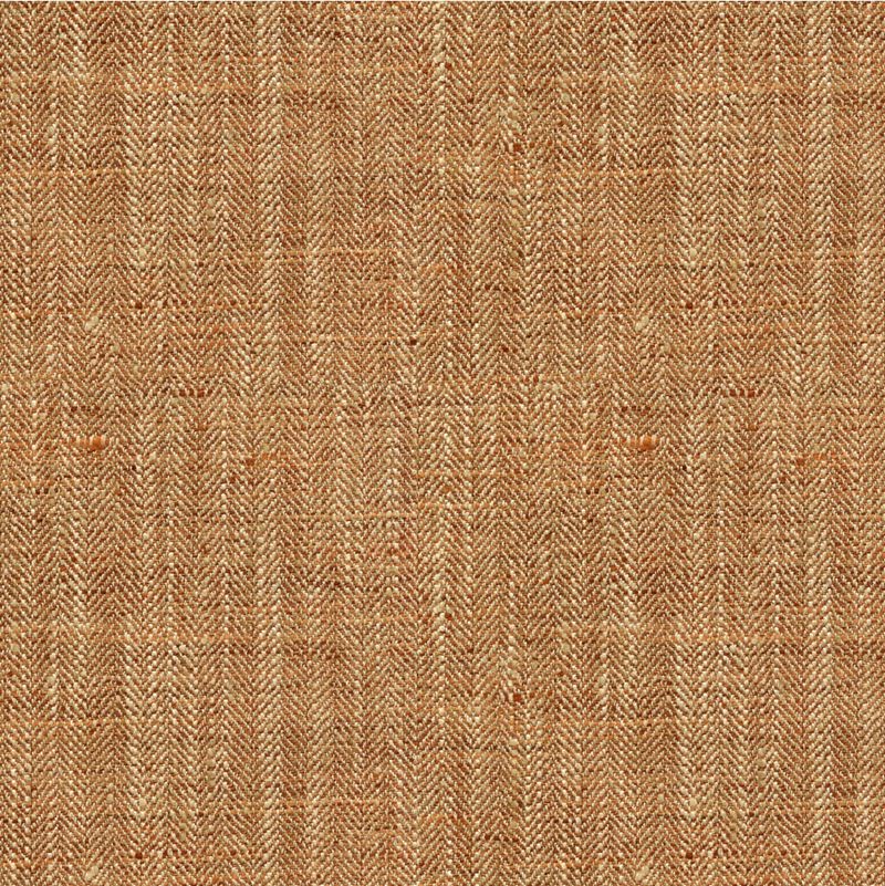 Sample 34088.24.0 Rust Multipurpose Herringbone Tweed Fabric by Kravet Basics