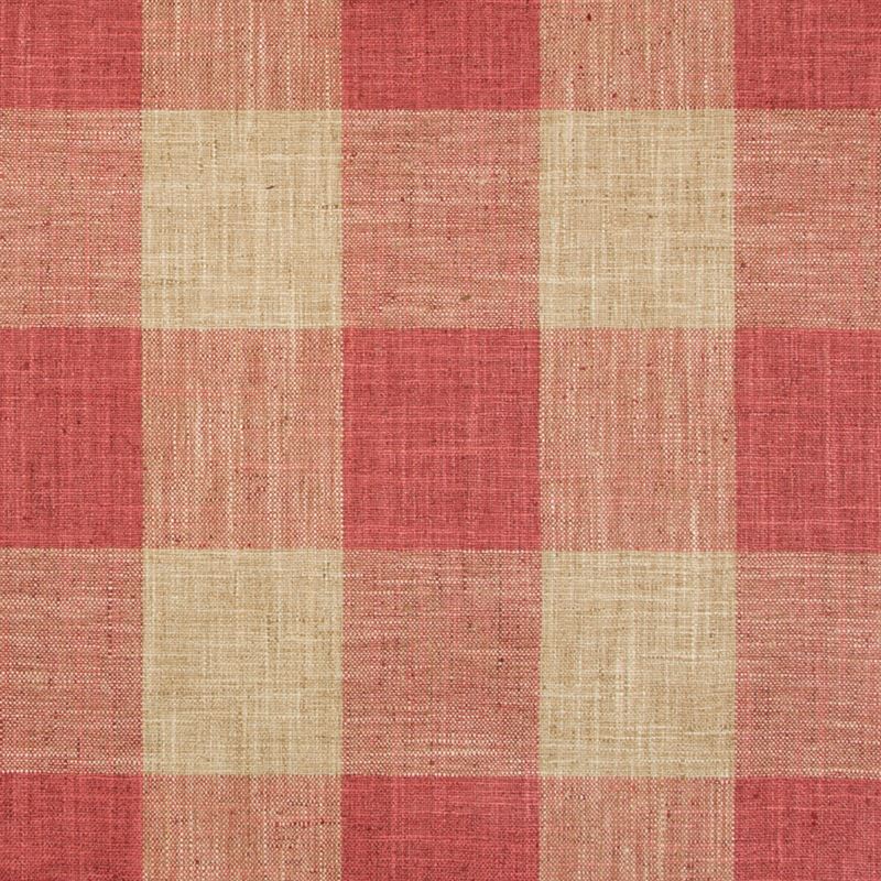 Sample 34090.1619.0 Red Multipurpose Check Houndstooth Fabric by Kravet Basics