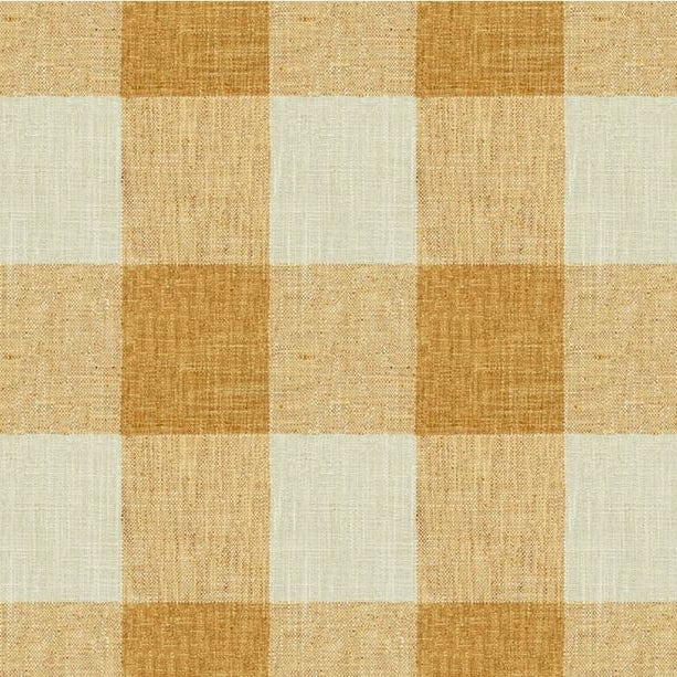 Sample 34090.416.0 Gold Multipurpose Check Houndstooth Fabric by Kravet Basics