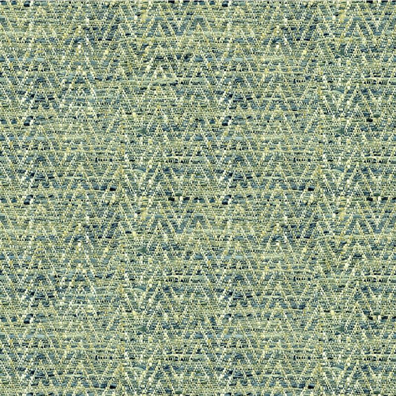 Sample 34092.313.0 Turquoise Multipurpose Herringbone Tweed Fabric by Kravet Basics