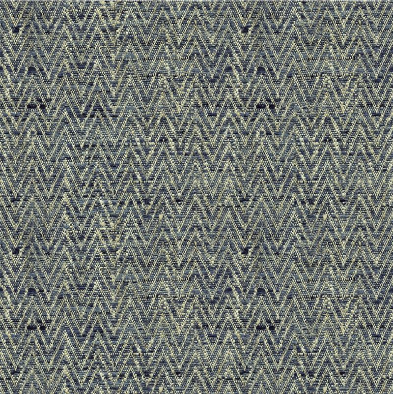 Sample 34092.516.0 Blue Multipurpose Herringbone Tweed Fabric by Kravet Basics
