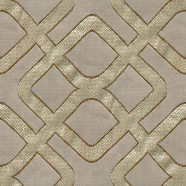 Sample 34140.16.0 Kamari Taupe Beige Upholstery Geometric Fabric by Kravet Design