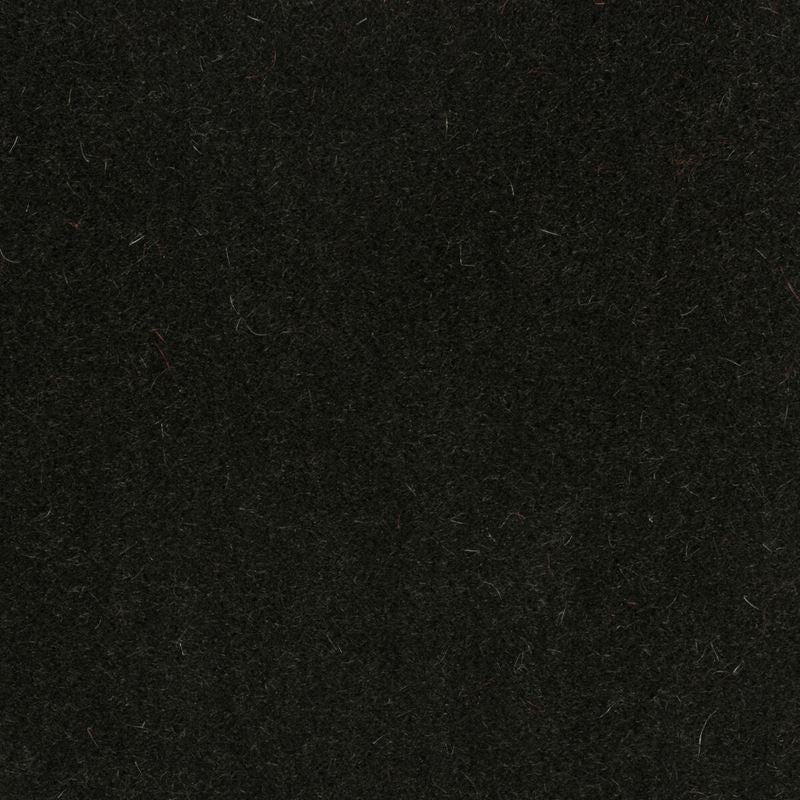Sample 34258.621.0 Windsor Mohair Onyx Black Upholstery Solids Plain Cloth Fabric by Kravet Couture