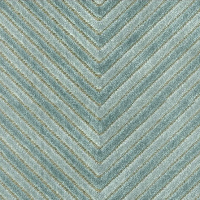 Sample 34272.35.0 Zigandzag Aqua Teal Upholstery Geometric Fabric by Kravet Basics