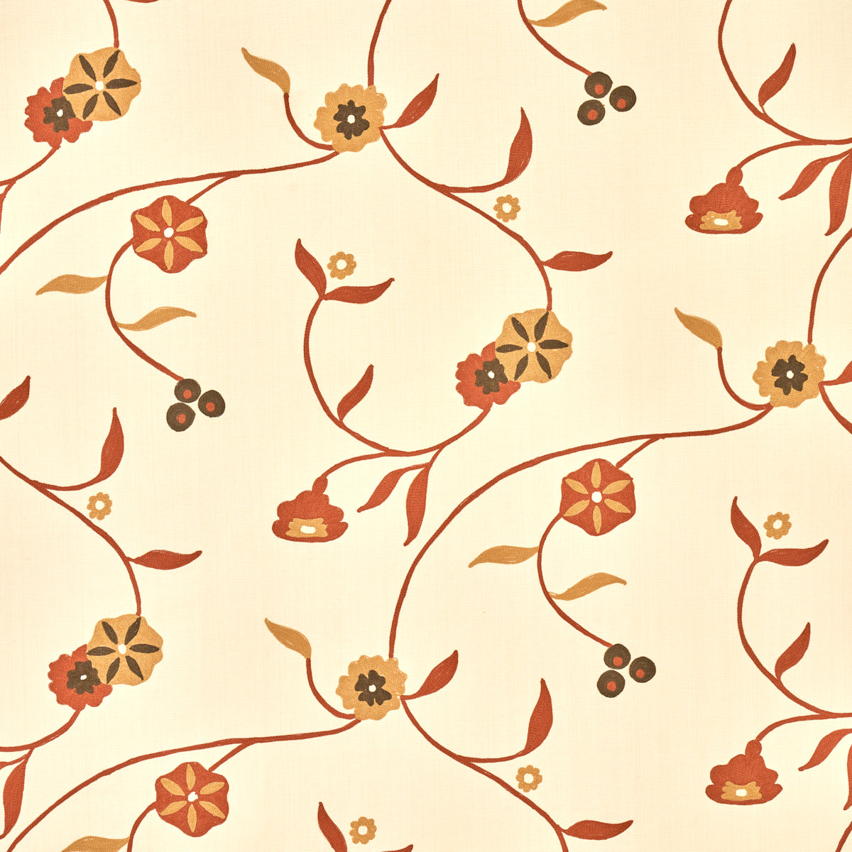 Purchase 3438001 Indira Embroidery Spice by Schumacher Fabric