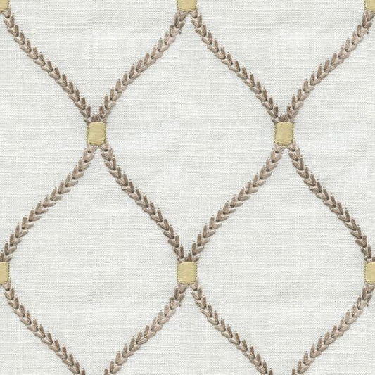 Order 34485.1611.0  Geometric White by Kravet Design Fabric