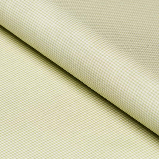 Buy 3449000 Dalton Silk Gingham Leaf by Schumacher Fabric