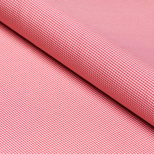 Shop 3449009 Dalton Silk Gingham Cerise by Schumacher Fabric