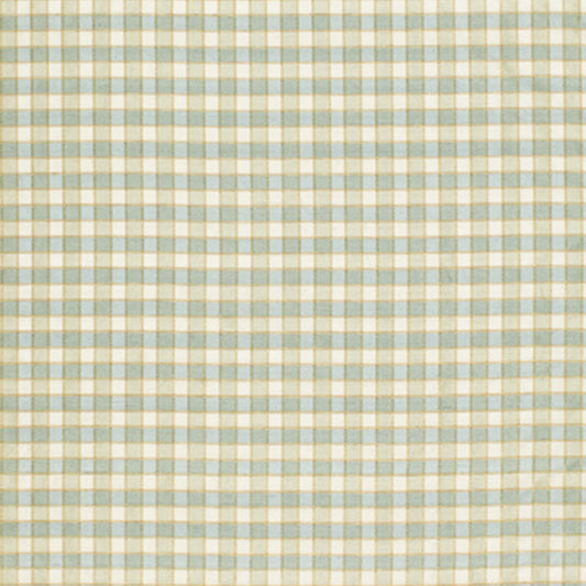 Find 3453003 Ingrid Silk Check Seaspray by Schumacher Fabric