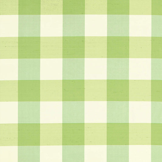 Order 3455002 Montgomery Silk Plaid Parrot by Schumacher Fabric