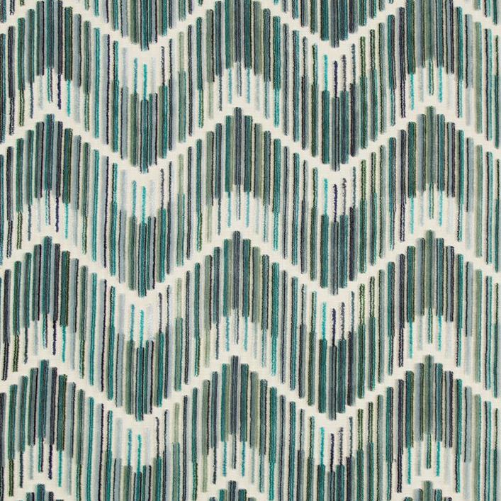 Sample 34553.5.0 Highs And Lows Peacock Blue Upholstery Contemporary Fabric by Kravet Couture