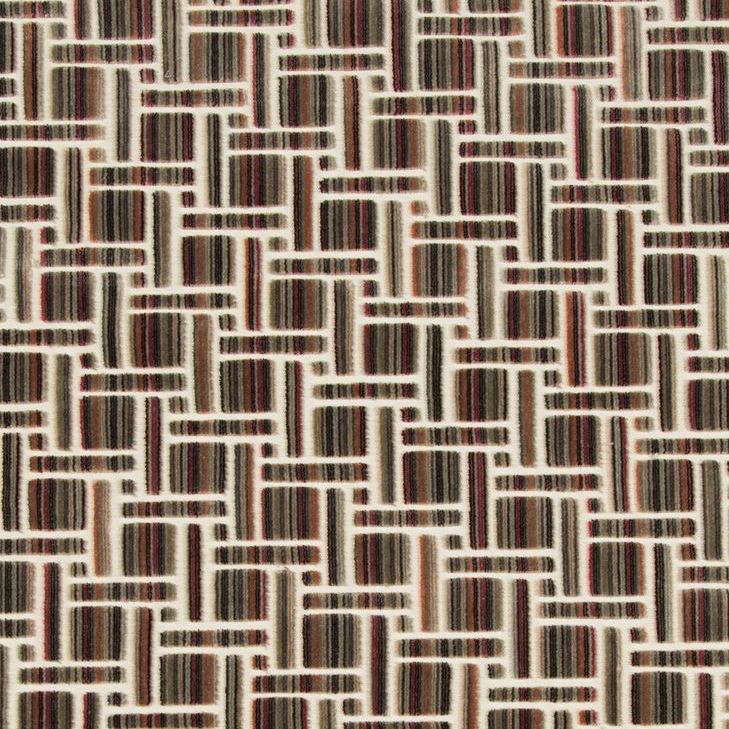Sample 34792.1711.0 Inside Tracks Rouge Beige Upholstery Geometric Fabric by Kravet Couture