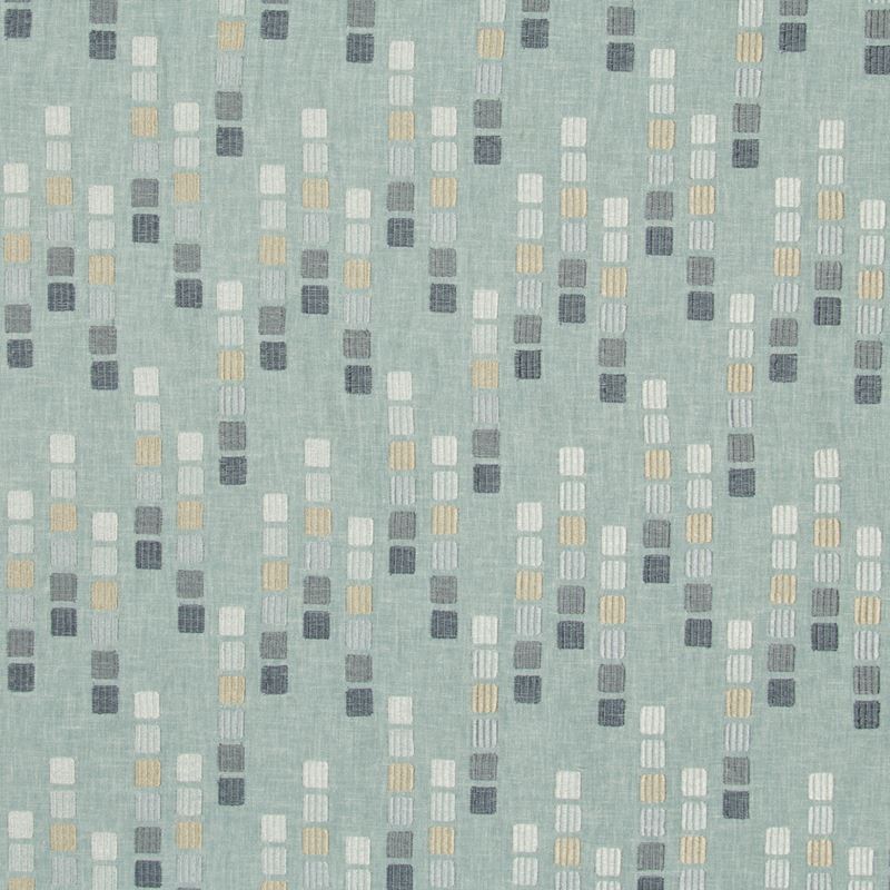 Sample 34848.516.0 Slipstream Seaspray Light Blue Multipurpose Contemporary Fabric by Kravet Basics