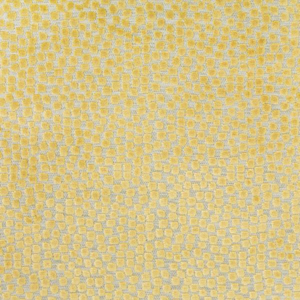 Sample 34849.40.0 Flurries Citrine Yellow Upholstery Small Scales Fabric by Kravet Design