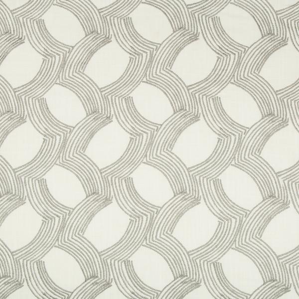 Sample 34858.11.0 Whyknot Dove Light Grey Multipurpose Contemporary Fabric by Kravet Design