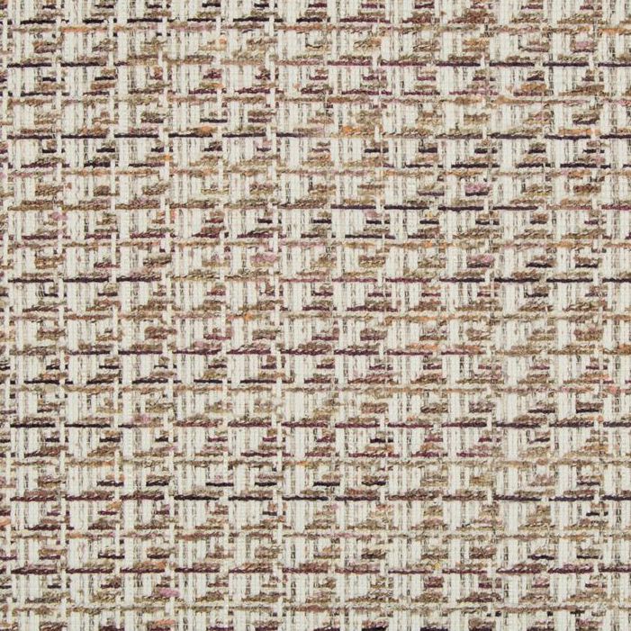Sample 34909.1624.0 Tweed Jacket Cinnamon White Upholstery Check Houndstooth Fabric by Kravet Couture