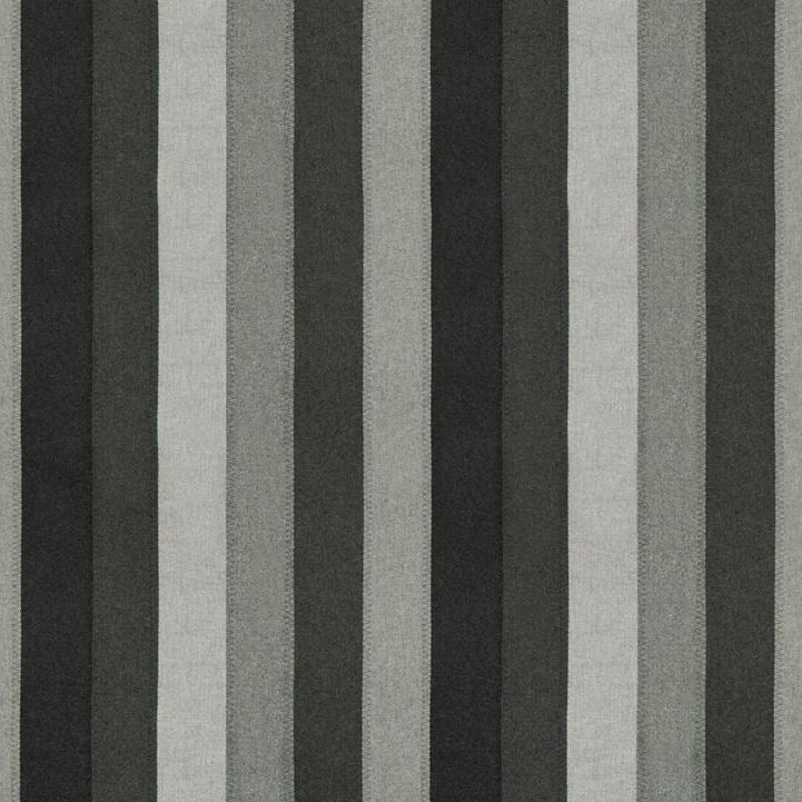 Sample 34913.811.0 New Suit Charcoal Grey Upholstery Stripes Fabric by Kravet Couture