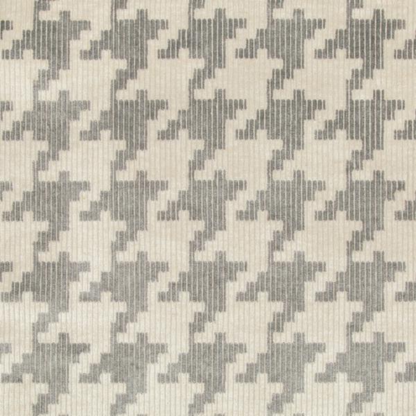 Sample 34924.11.0 Spectator Slate Grey Upholstery Check Houndstooth Fabric by Kravet Couture