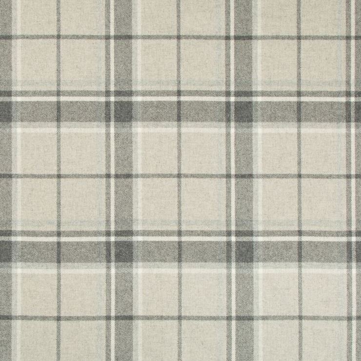 Sample 34936.1121.0 Wool Blazer Grey Heather Grey Upholstery Plaid Fabric by Kravet Couture